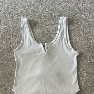 Zara Ribbed Tank Bodysuit
